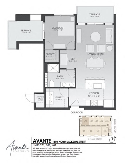 1601 N Jackson Street Studio-1 Bed Apartment for Rent - Photo Gallery 11